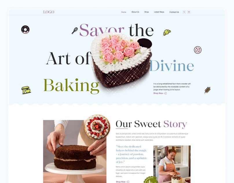 Cake Bakery design by LENSO