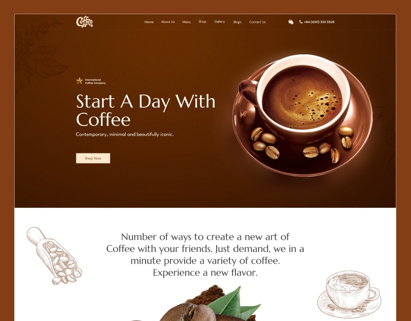 Coffee Cafe design by LENSO
