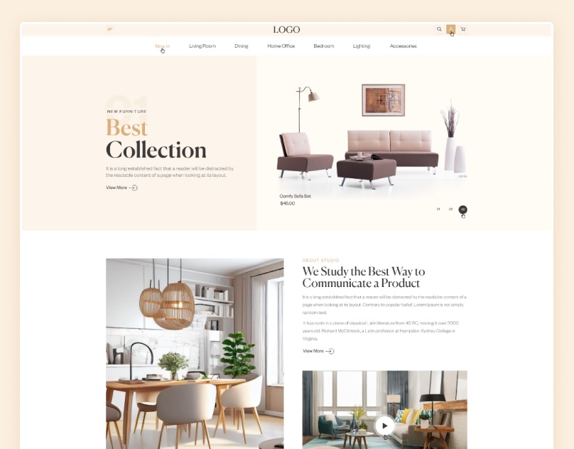 Furniture Store design by LENSO