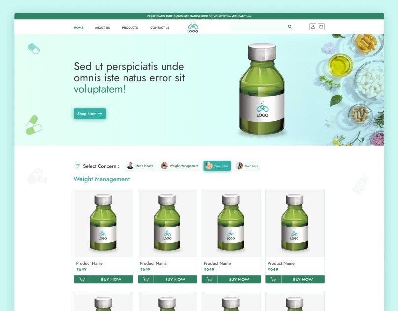 Health Care Products design by LENSO
